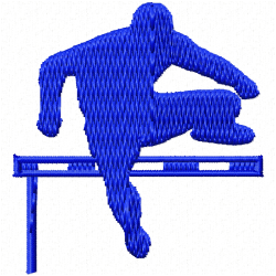 Sports Silhouette Embroidery Design 3